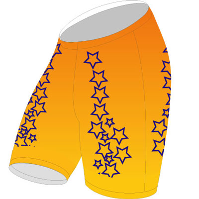 *Sublimated Lycra Netball Shorts - Aus Made