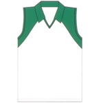 *Childrens Pique Knit Sleeveless V Neck with Contrast Panels