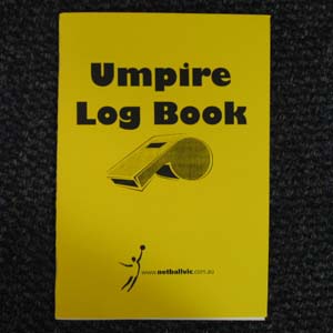 Umpire Log Book